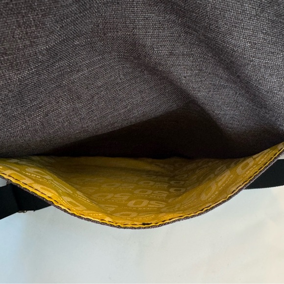 NFL Super Bowl 50 Travel Computer Bag Grey Yellow Denver Broncos Panthers - Picture 5 of 14